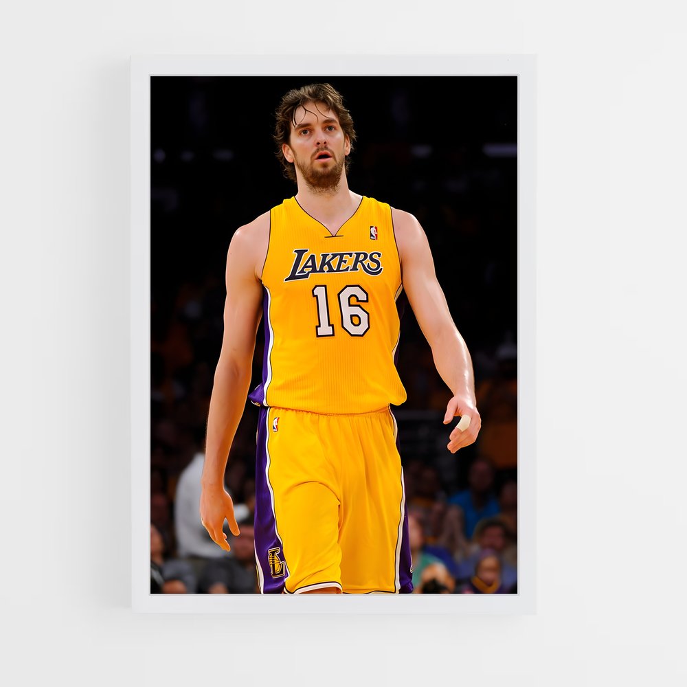 Poster Pau Power – affiche Basketball (vue 3)